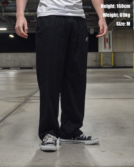 CLASSIC MESH WORKOUT PANTS BLACK