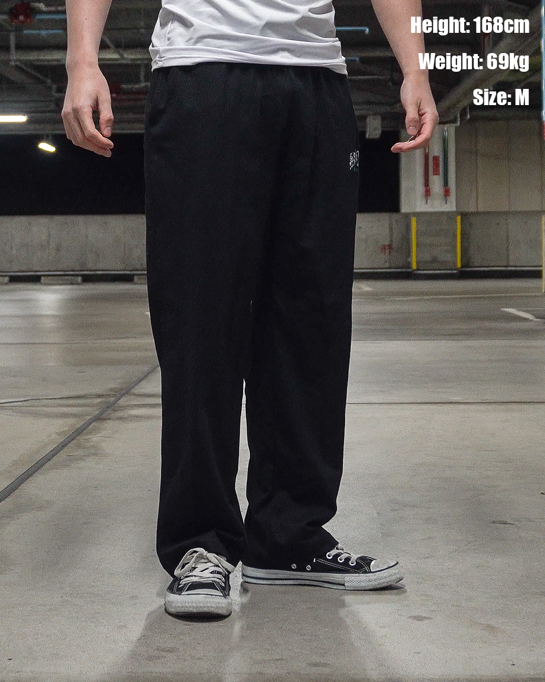 CLASSIC MESH WORKOUT PANTS BLACK