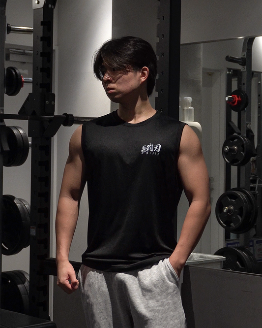 SLEEVELESS COMPETITOR TEE BLACK