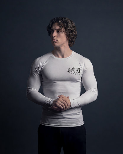 PERFORMANCE COMPRESSION LONG SLEEVE WHITE