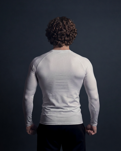 PERFORMANCE COMPRESSION LONG SLEEVE WHITE
