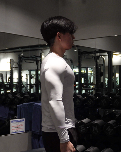 PERFORMANCE COMPRESSION LONG SLEEVE WHITE