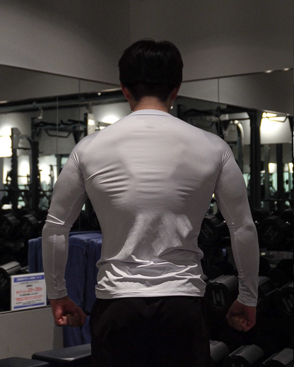 PERFORMANCE COMPRESSION LONG SLEEVE WHITE